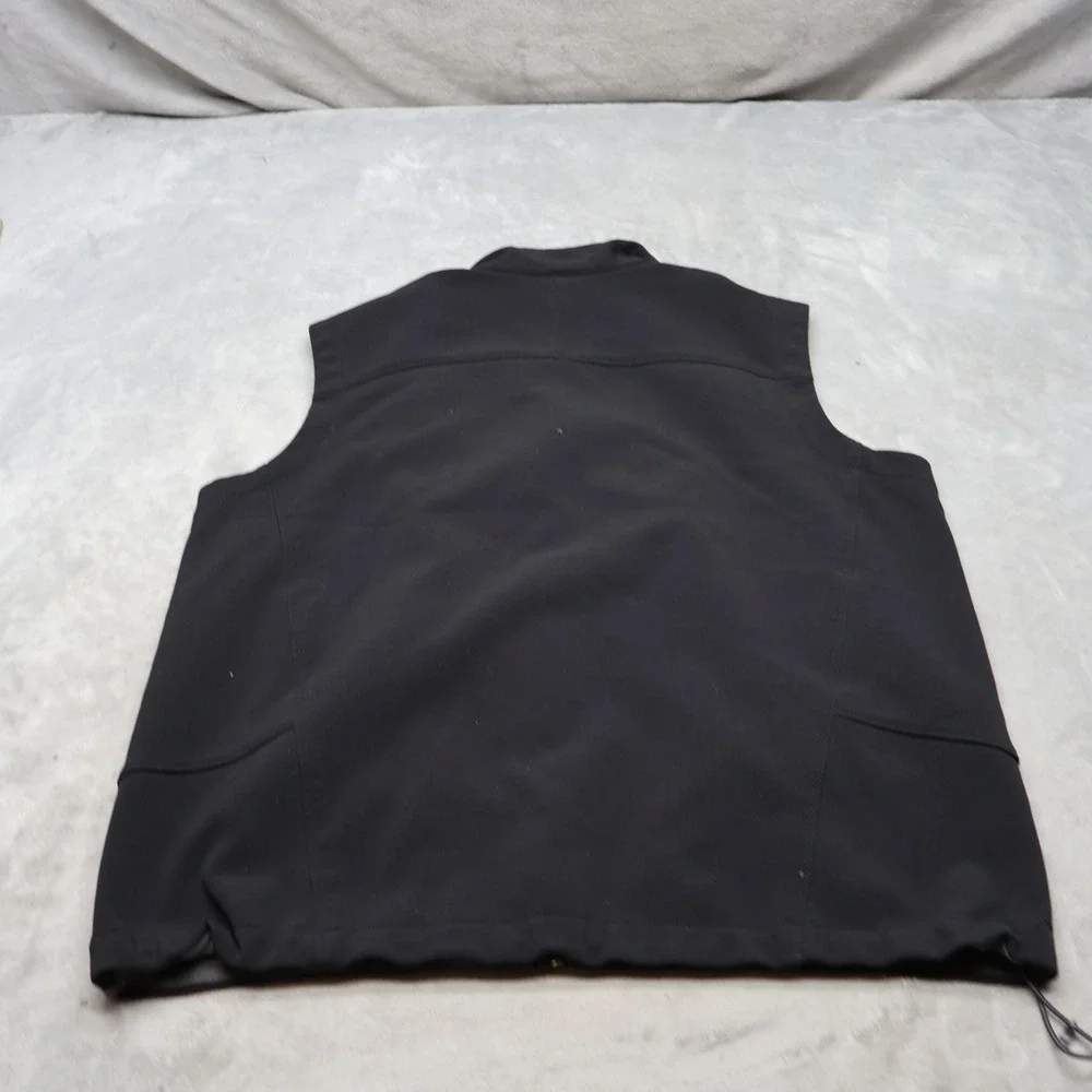 North Face Vest Men Medium Black‎ Apex Softshell Fleece Lined Gorpcore Hiking